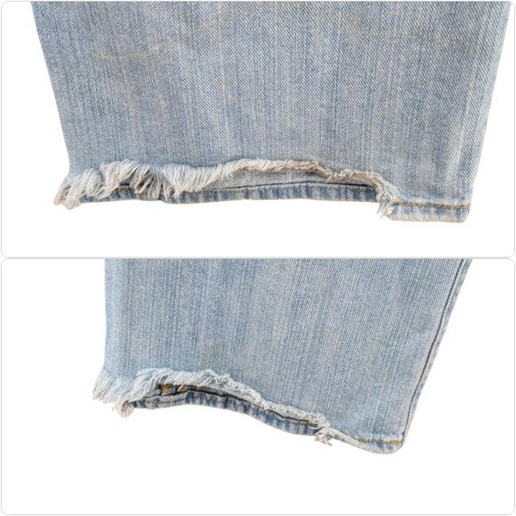 Vtg GAP Straight Fit Jeans Mens Blue Light Wash Button Fly Cotton Denim Sz 33x32 - Picture 13 of 13